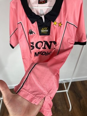 Rare Kappa Juventus Zidane #21 Pink Sony MiniDisc Jersey Vintage