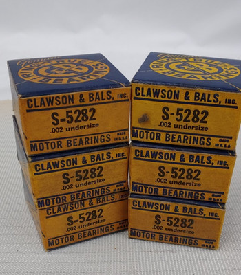 Clawson & Bals Rod Bearings S-5282 Set of 6
