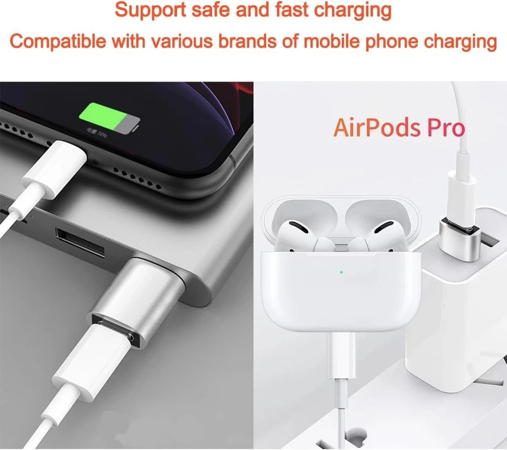 USB Hub 3.0: 1 in 4 Splitter & 4 Adapter Set - Aluminum, High-Speed Connectivity