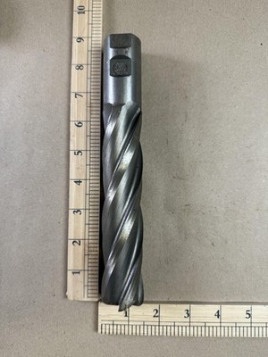 Weldon 1-1/2 In 4 Flute HSS Square End Mill 1-1/4 Shank AC48-83 Used Cutter