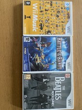 3 Nintendo Wii Music Games. Wii Music, Battle Of The bands & The Beatles