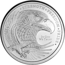 2 oz Golden State Mint Silver Round Eagle Design .999 Fine 82.26 per troy oz