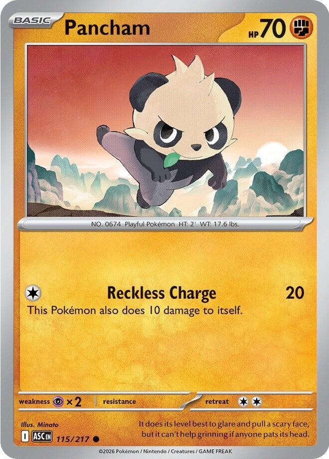 Pancham 115/217 - ME: Ascended Heroes NM