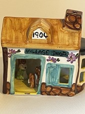 Vtg Derek Fowler Village Shop Ceramics Night Light Base Only Squirrel People