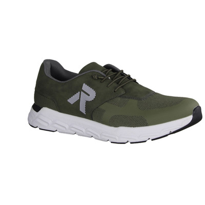 Rieker 09100-54 Herren-Sneaker, Textil/Synthetik, Grün, extra weit - Sneaker