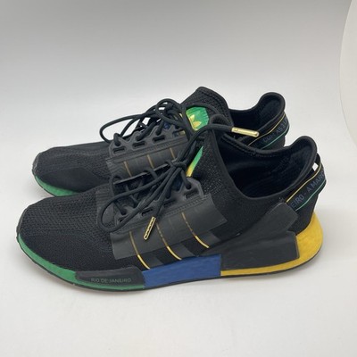 Adidas Sneakers Mens NMD_R1 V2 FY1255 Rio De Janeiro Black Causal Gym  Shoes