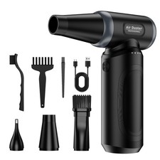 ABS Electric Compressed Air Duster,150000RPM Rechargeable Cordless Mini Blowe...