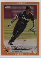 2022 Topps Chrome Orange Refractor /25 Tim Anderson #197 7d0