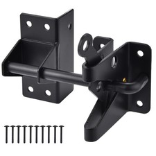 Heavy Duty Automatic Gate Latch for Wooden Fences, Self Locking for Vinyl Fence