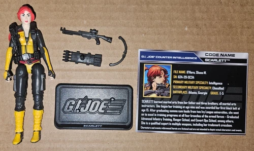 GI Joe 50th Scarlett From Transformers Powerglide SDCC 2016 Complete Exclusive