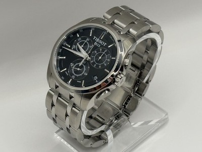 Tissot Couturier Chronograph Black Dial Men s Watch 41mm T035.617.11.051.00