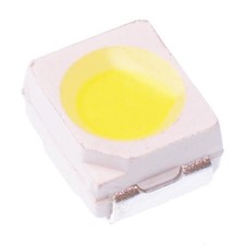 Image of 100 x Cool White 3528 PLCC-2 SMD LED 2500mcd 120°