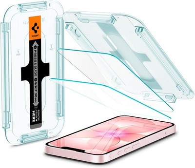 Spigen Tempered Glass Screen Protector [GlasTR EZ FIT] designed for iPhone 17e /