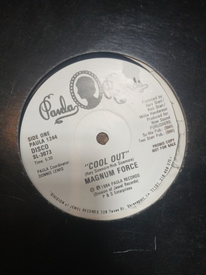 #ad #ad MAGNUM FORCE COOL OUT 12quot; OG #x27;84 PAULA 1244 PROMO SYNTH FUNK DISCO BOOGIE $19.97