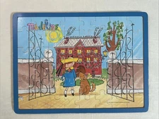 MADELINE 48 Piece Wooden Frame Tray Puzzle PARIS French School Girl Vintage 1997
