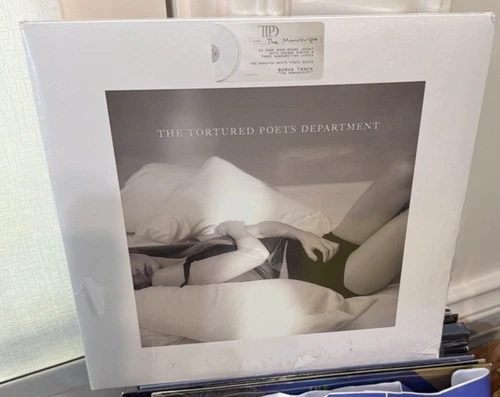 Taylor Swift The Tortured Poets Department White Vinyl LP The Manuscript Sealed