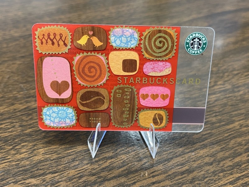 Starbucks USA 2003 /2004 Box Of Chocolates Valentines Day Card NEW VHTF Old Logo