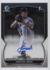 2023 Bowman Chrome Prospect Auto Cristian Mena #CPA-CM Auto 0z8v