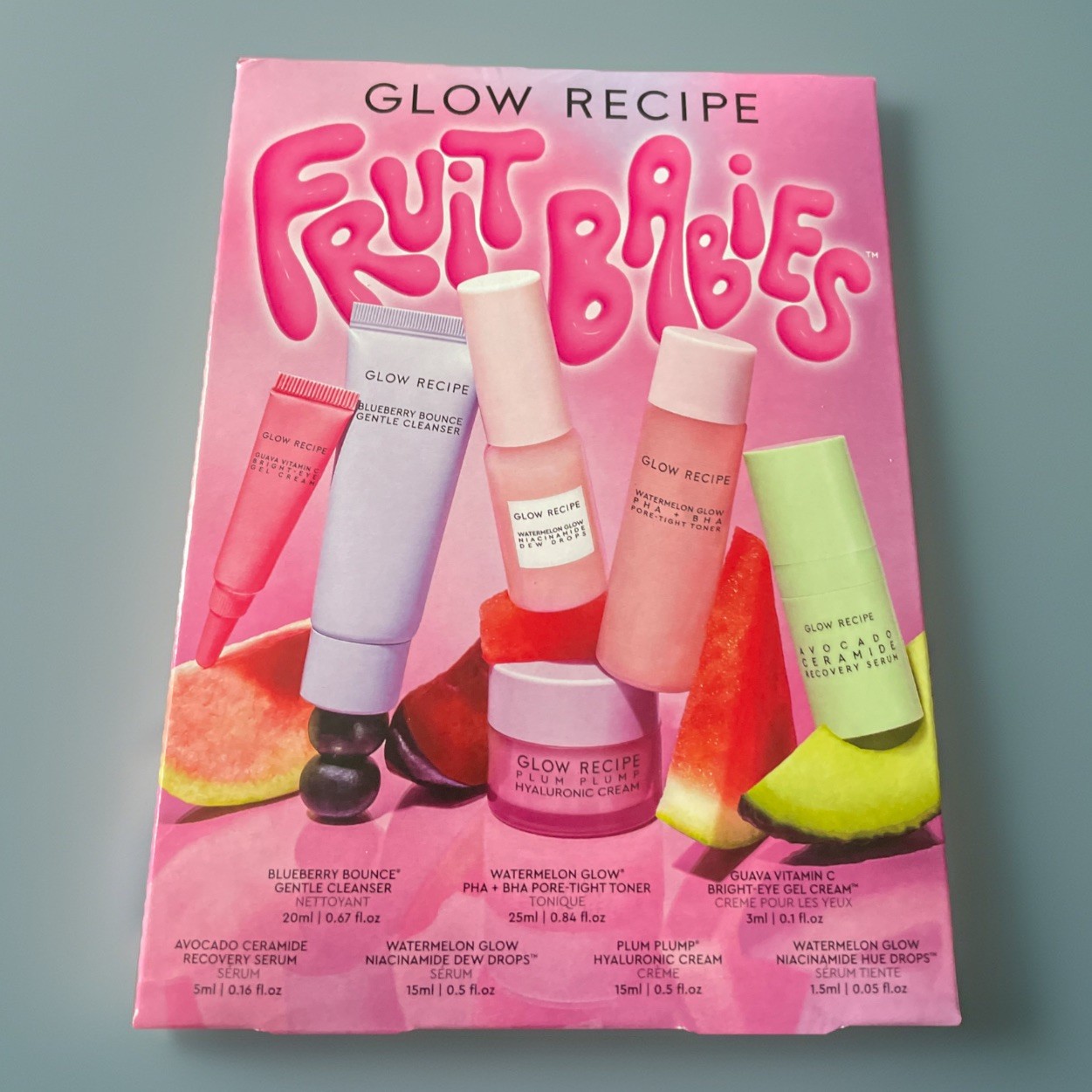 GLOW RECIPE Fruit Babies BEST Sellers Set 6 products NIB