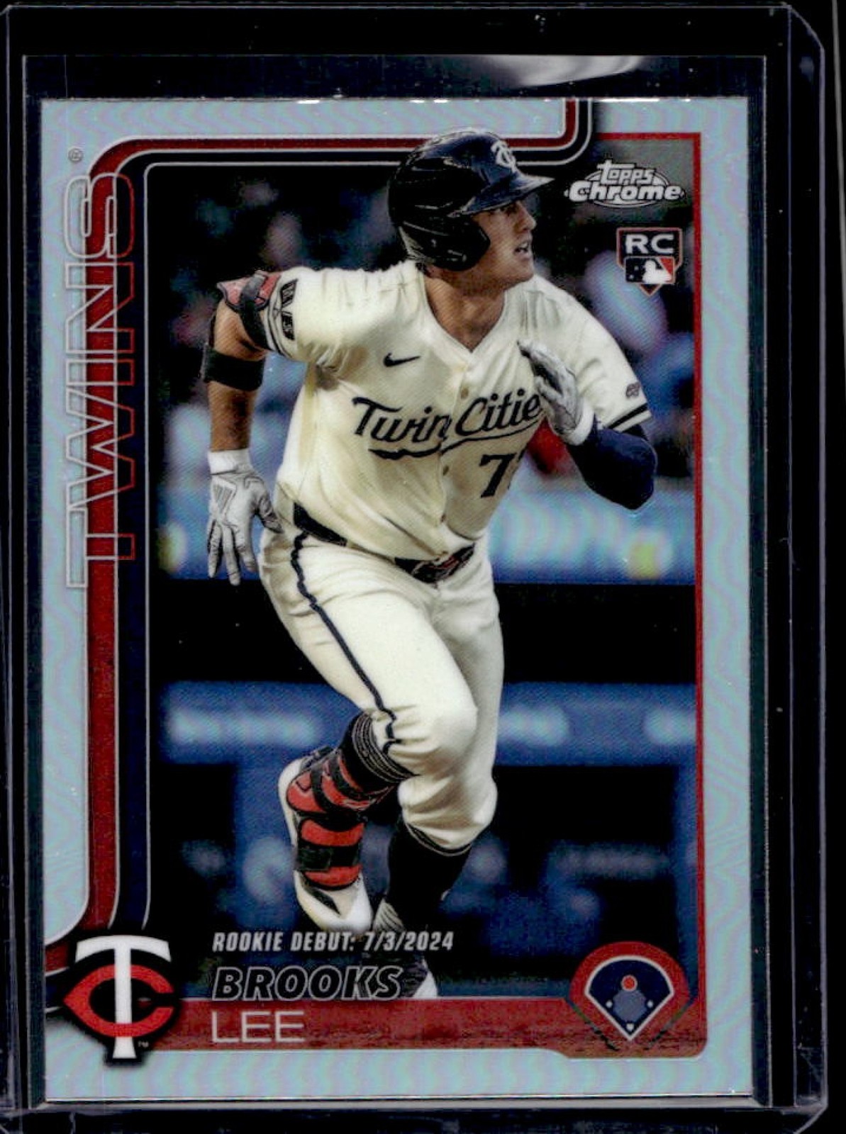 2025 Topps Chrome Update Brooks Lee RC Refractor Rookie #USC6 Twins