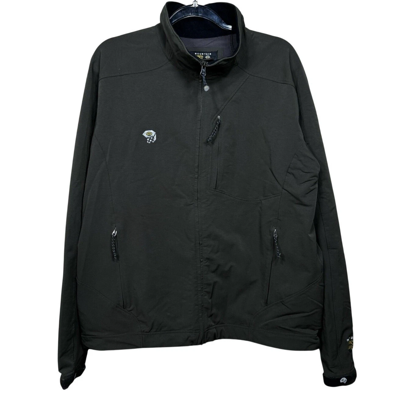 Mountain Hardwear Softshell Jacket Mens XL Dark Olive Green Full Zip Tactical