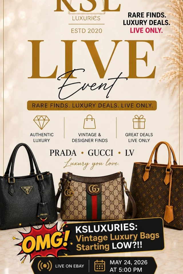 KSLUXURIES: Vintage Luxury Bags Starting LOW?!!