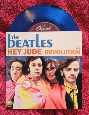 NEW! BEATLES COLORED 45 VINYL/FANTASY SLEEVE ''Hey Jude'' YEAH! YEAH! YEAH!