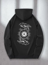 Men's & Women's Heavyweight Japanese Koi Fish & Sakura Cherry Blossom Back Print