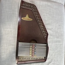 Chromaharp Rhythm Band INC. Autoharp Brown Polished Wood Chord Buttons