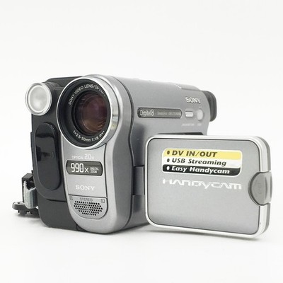 Sony Handycam DCR-TRV285E PAL Digital8 Video Camera Recorder + Charger