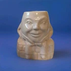 VINTAGE Small  ORIGINAL USA  WHITE HUMPTY DUMPTY PLANTER VASE. CUTE
