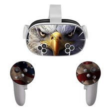 American Eagle Decal Compatible with Meta Quest 3S Headset USA Protection Vinyl