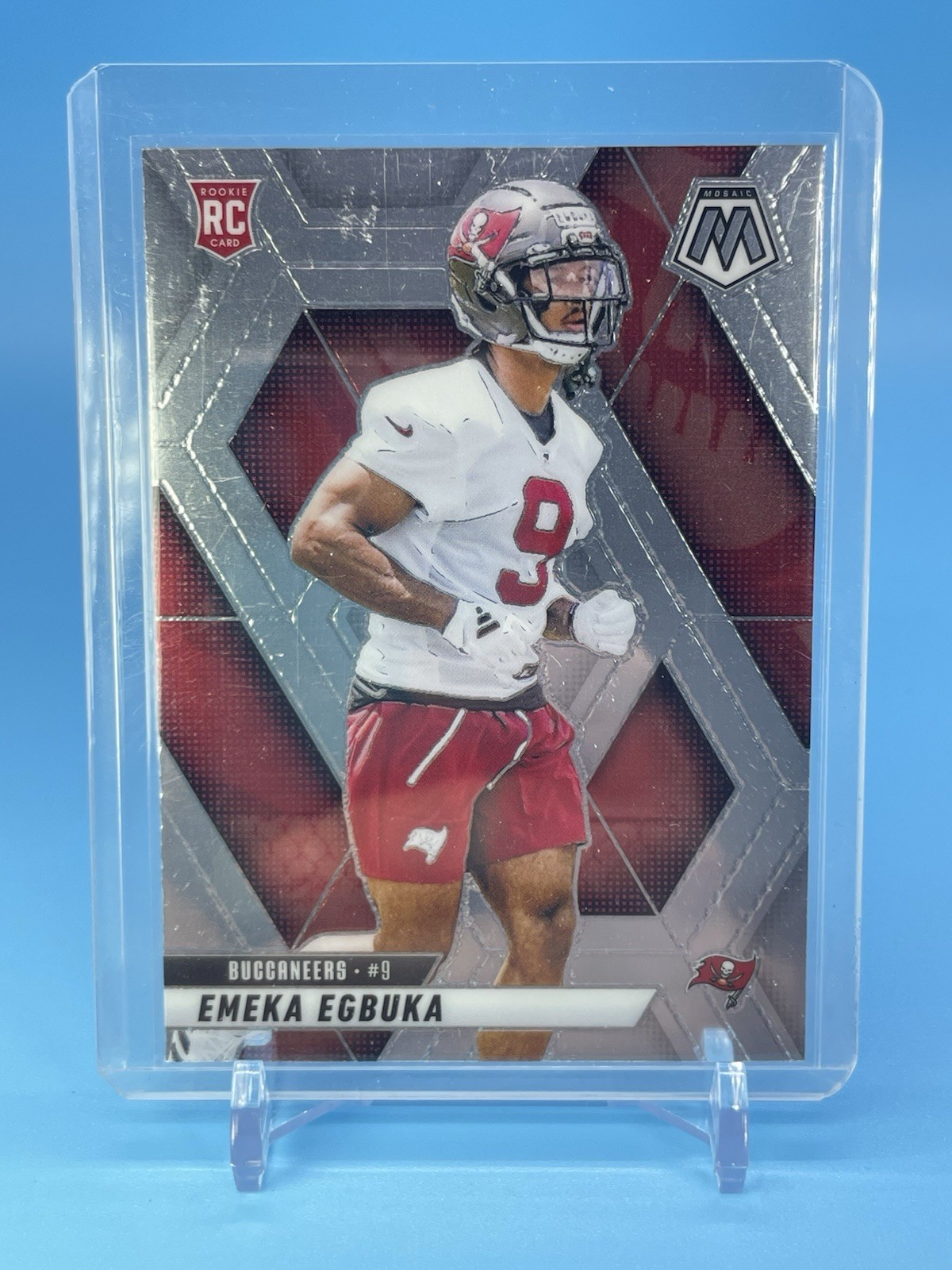 2025 Panini Mosaic ~ EMEKA EGBUKA ~ Rookie RC #376 ~ Bucs 🔥