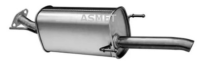 Endschalldämpfer 05.161 ASMET für OPEL ASTRA G Stufenheck