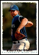 1995 Darren Hall Topps Baseball #174 Toronto Blue Jays
