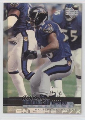 1999 Upper Deck Encore F/X 75/100 Peter Boulware #16 wo2