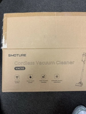 Smoture VAC02 Cordless Vacuum Cleaner Touch Screen.