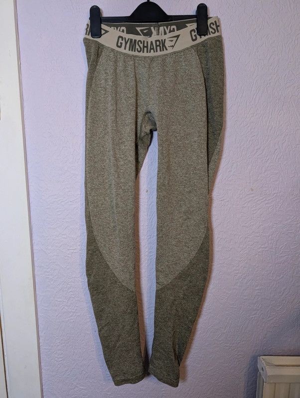 Gymshark Flex Leggings Khaki Sand Seamless Leggings Size M