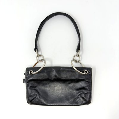 Mini Sac à Main Wilsons Leather Pelle Studio – Cuir Noir – Femme