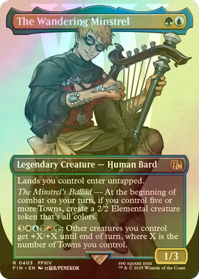 MTG FOIL The Wandering Minstrel No.403 (Full Art ) English | eBay