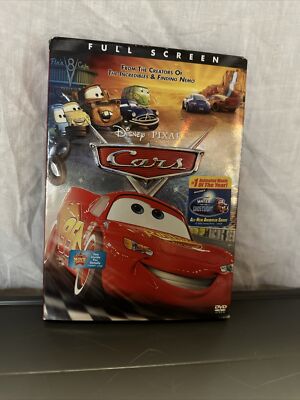 Cars (Full Screen Edition) DVD Disney , New, Normal Wear On