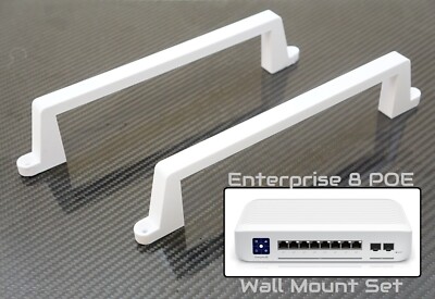 Wall Mount / Under Desk Mount Bracket for Ubiquiti Enterprise 8 PoE USW 120w