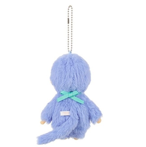 Monchhichi COLORS Maskottchen Schlüsselanhänger blau 203369 H 13,5 x B 8,5 x T 5,5 cm JAPAN NEU - Bild 3 von 12