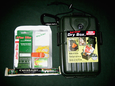 MTM  DRY BOX  HUNTING/CAMPING/HIKING * + EXTRA'S--KIT MADE IN USA REG.$26.50