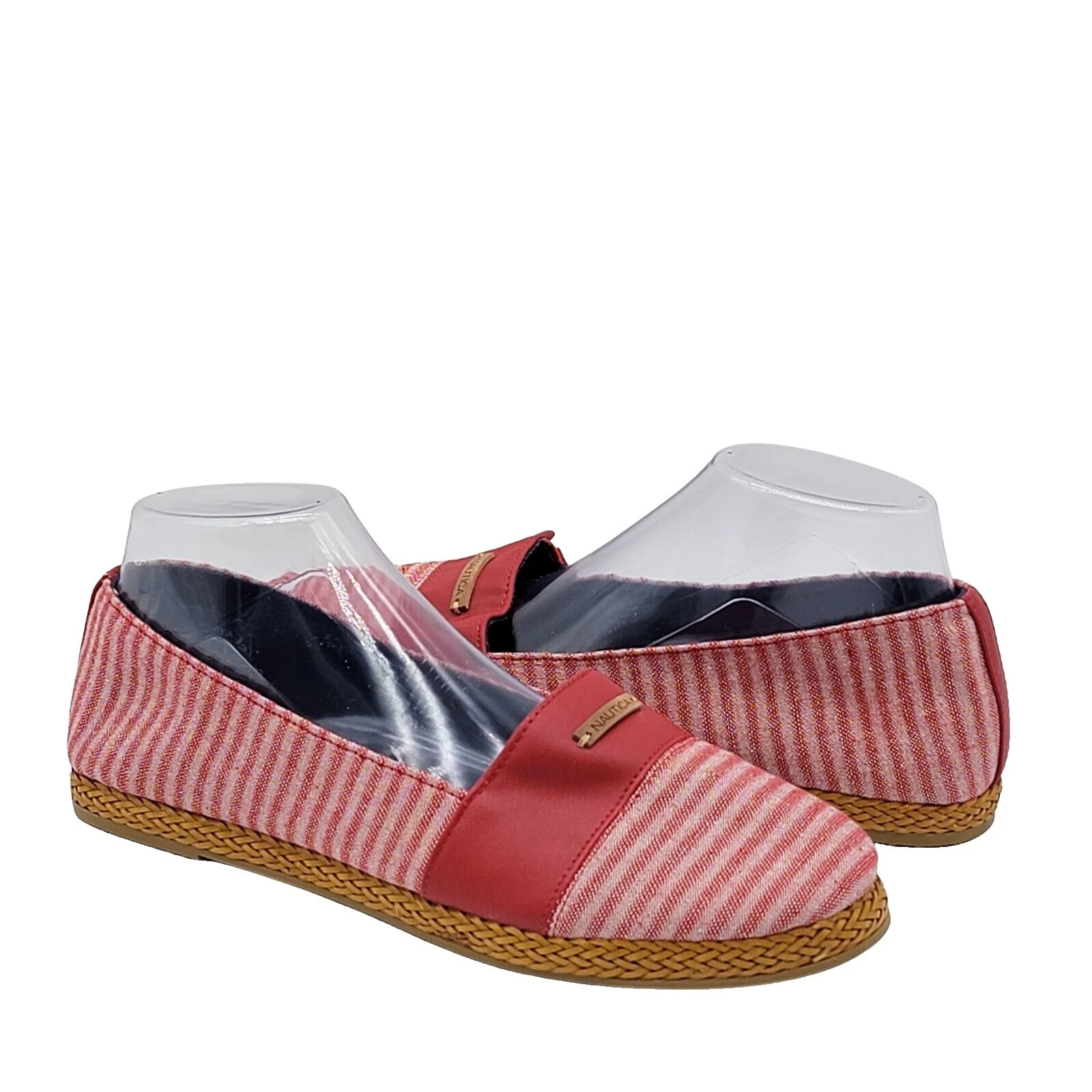 Полосатые туфли на плоской подошве для женщин Nautica