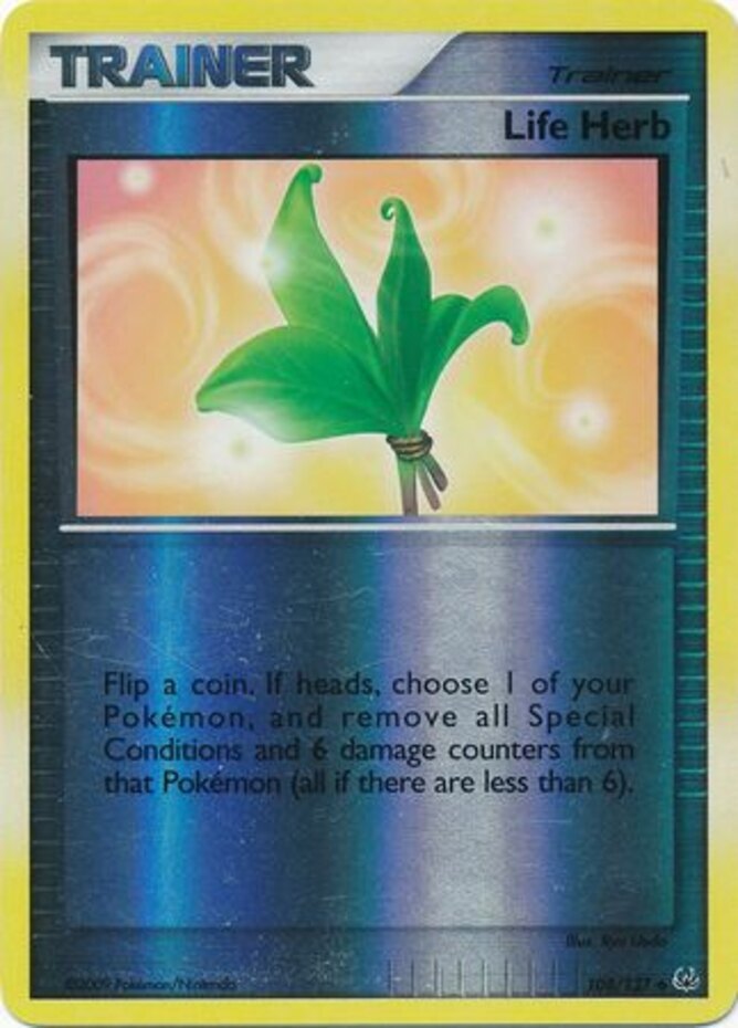 Pokemon - Life Herb - 108/127 - Uncommon - Reverse Holo - Platinum - NM