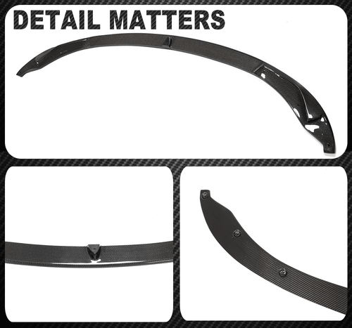 Alerón delantero de carbono espada alerón delantero para BMW F82 F83 M4 F80 M3 2014-19 - Imagen 10 de 10