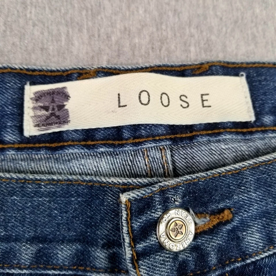 Vintage Arizona 42x38 Long Tall Loose Fit Jeans Baggy Retro Heavy Weight Denim - Image 2 of 4