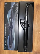 Bio Ionic Long Barrel Curling Iron 1.25" Pro Styler Brand New