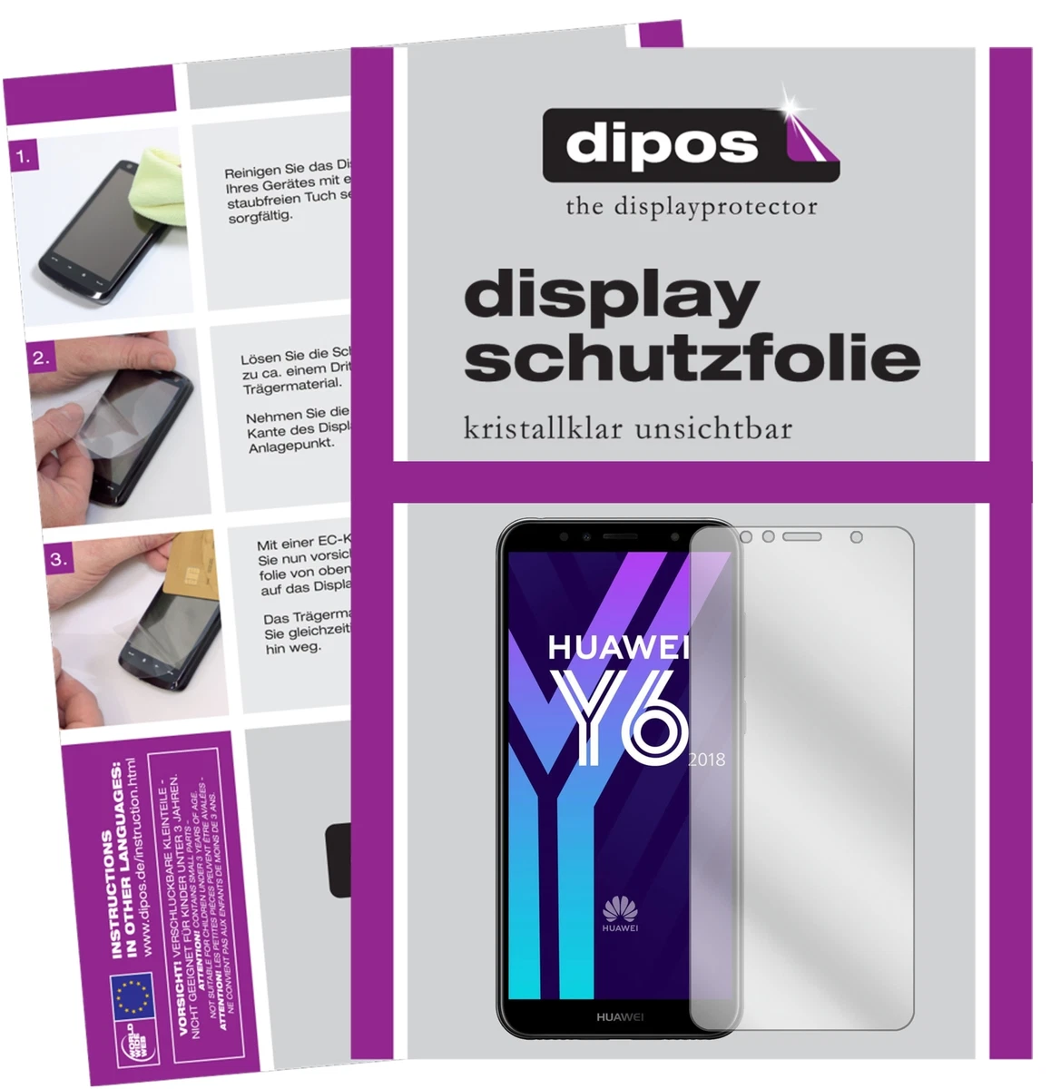 dipos I Protezione Vista Compatibile con Huawei Y7 Prime